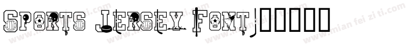 Sports Jersey Font字体转换